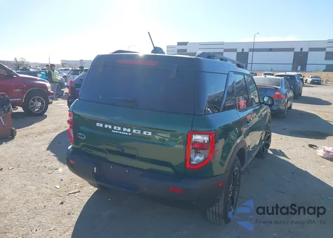 2025 Ford Bronco Sport Outer Banks z USA, uszkodzony, nr VIN 3FMCR9CN9SRF03233